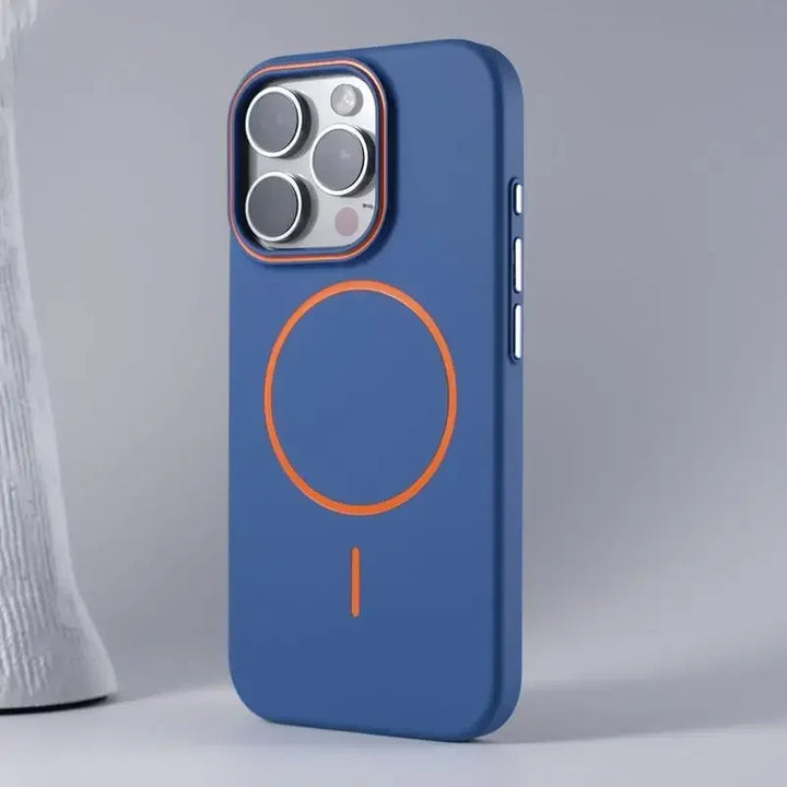 Ultrathin Matte MagSafe iPhone 16 Pro Max Case with Hit Color Lens
