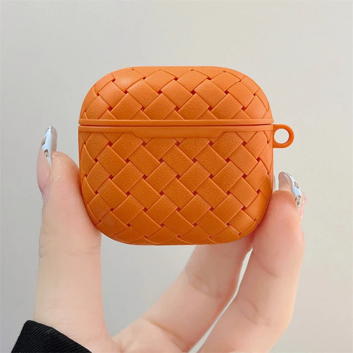 Luxury Weaving Leather Texture Case for AirPods Pro 2 – Shockproof and Dustproof Cover