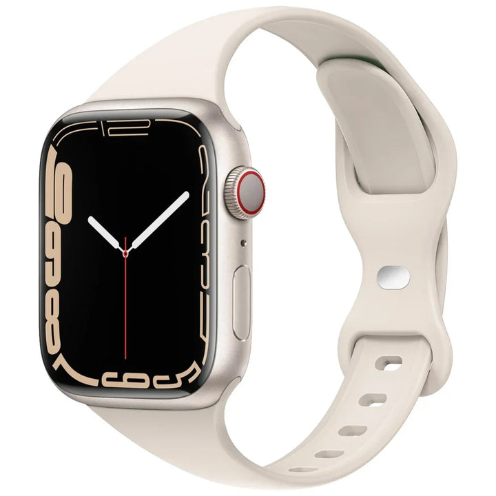 Slim Silicone Sport Strap for Apple Watch Ultra 2 – Soft, Waterproof & Lightweight Design