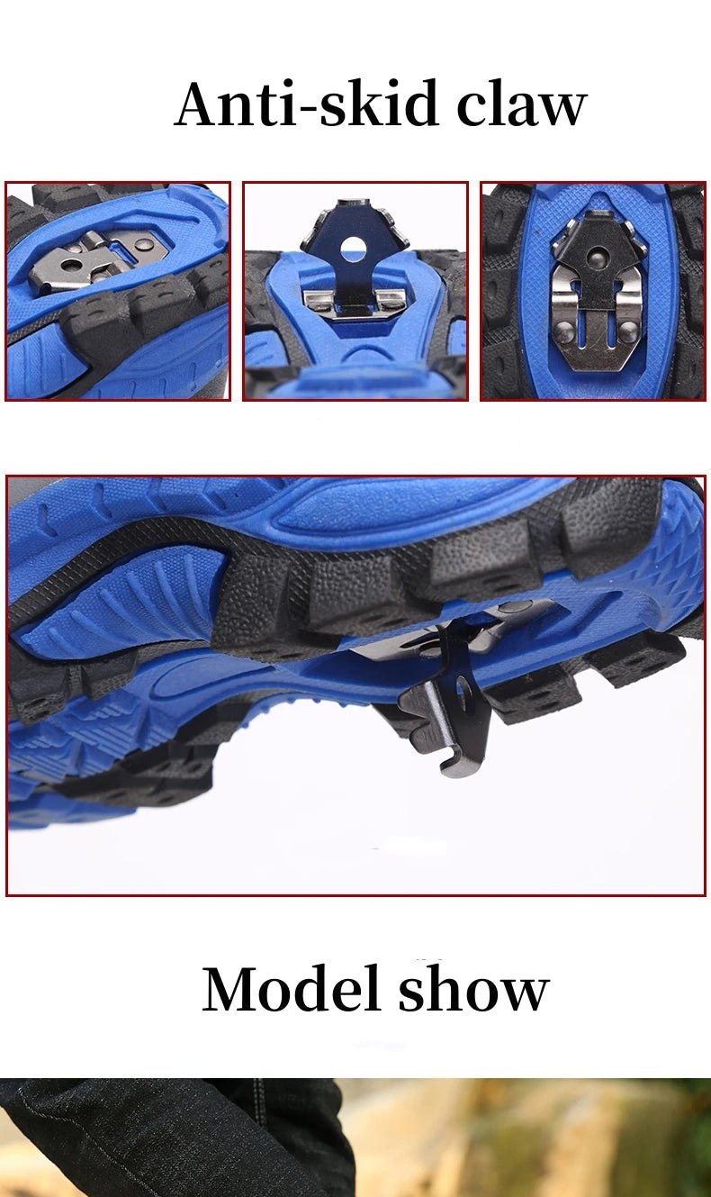 Anti-skid claw feature of a shoe with close-up details on a white background.