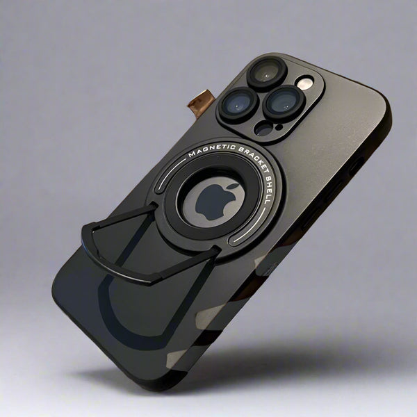 Magnetic Fold Bracket Case for iPhone 11/12/13/14/15/16 Pro Max