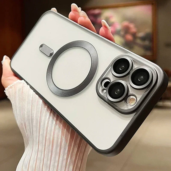 MagSafe Frosted Matte Magnetic Bumper Case for iPhone 11 12 13 14 15 16 Pro Max