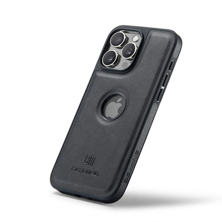 Luxury Magnetic Leather Case for iPhone 11/12/13/14/15/16 Pro Max with Magsafe and Wireless Charging Compatibility