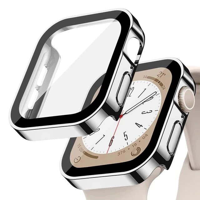 Apple Watch Screen Protector Case - Full Coverage Glass & Bumper