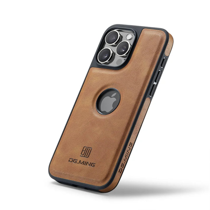 Luxury Magnetic Leather Case for iPhone 11/12/13/14/15/16 Pro Max with Magsafe and Wireless Charging Compatibility