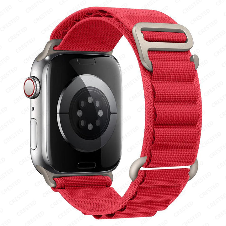Adjustable Alpine Loop Strap for Apple Watch in Multiple Colors