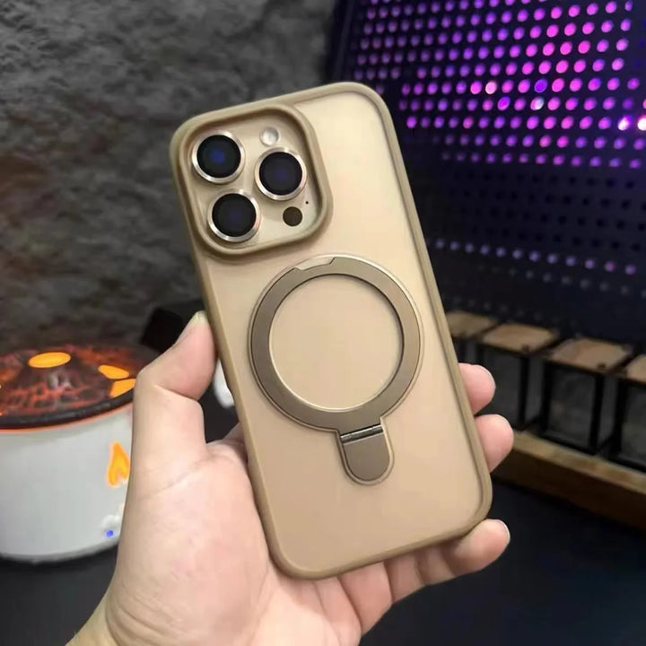 Luxury MagSafe Wireless Charging Case for iPhone 16/15/14/13/12/11 Pro Max with Magnetic Ring & Camera Protection