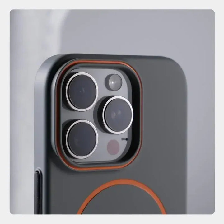 Ultrathin Matte MagSafe iPhone 16 Pro Max Case with Hit Color Lens