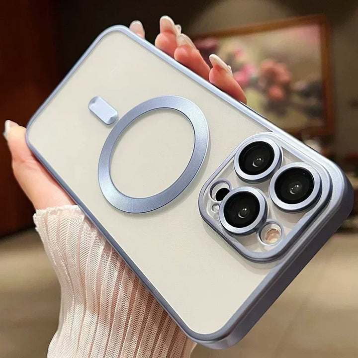 MagSafe Frosted Matte Magnetic Bumper Case for iPhone 11 12 13 14 15 16 Pro Max