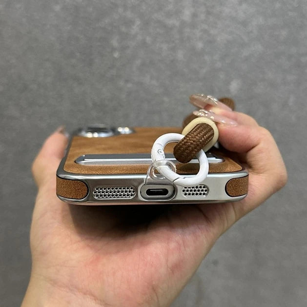 Flip Leather Stand Case for iPhone 11-16 Pro Max Plus, Shockproof