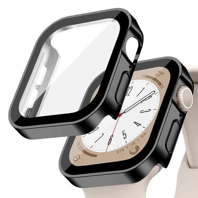 Apple Watch Screen Protector Case - Full Coverage Glass & Bumper