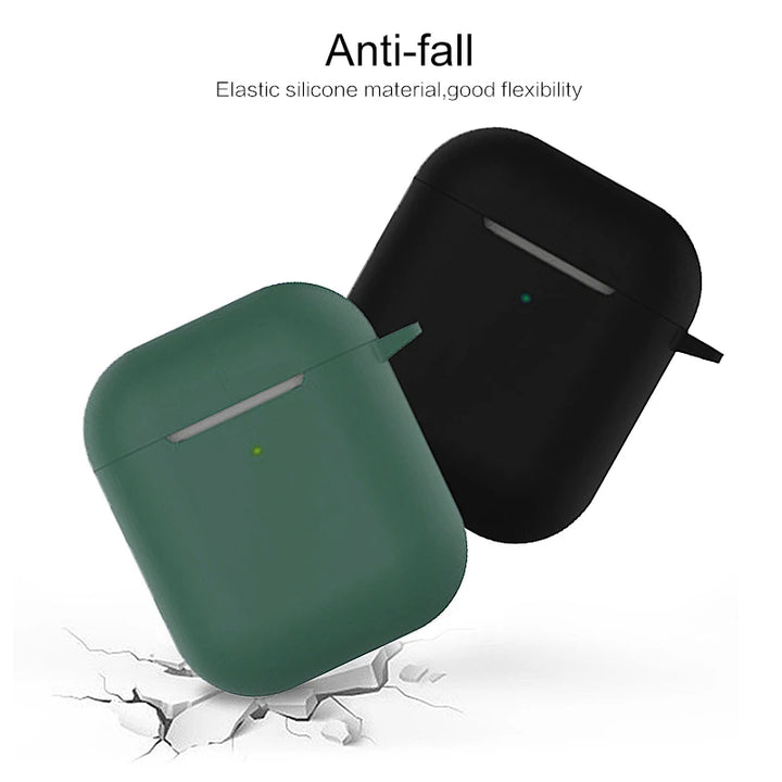 Soft Silicone Protective Case for AirPods Pro 4, 3, 2 – Shockproof Earphone Cover in Multiple Sizes