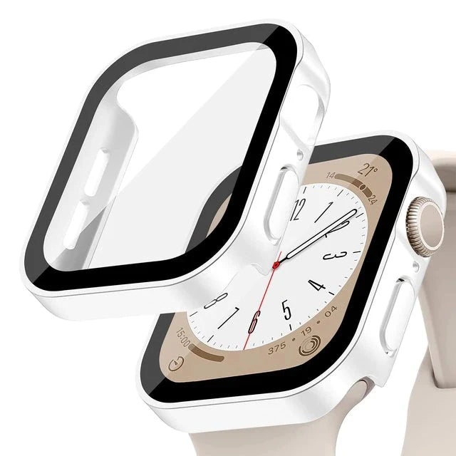Apple Watch Screen Protector Case - Full Coverage Glass & Bumper