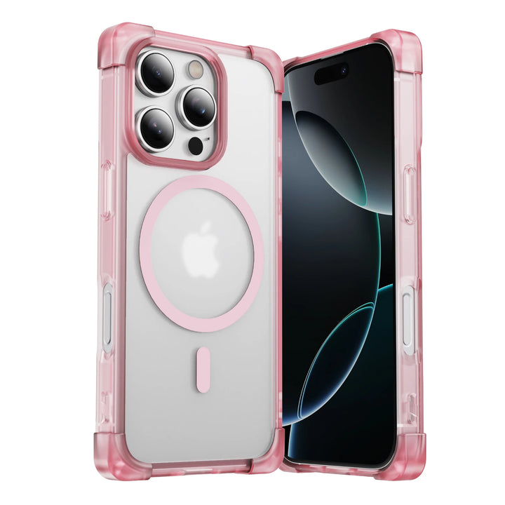 MagSafe Armor Matte Case for iPhone 16, 15 Pro Max – Shockproof & Wireless Charging Compatible