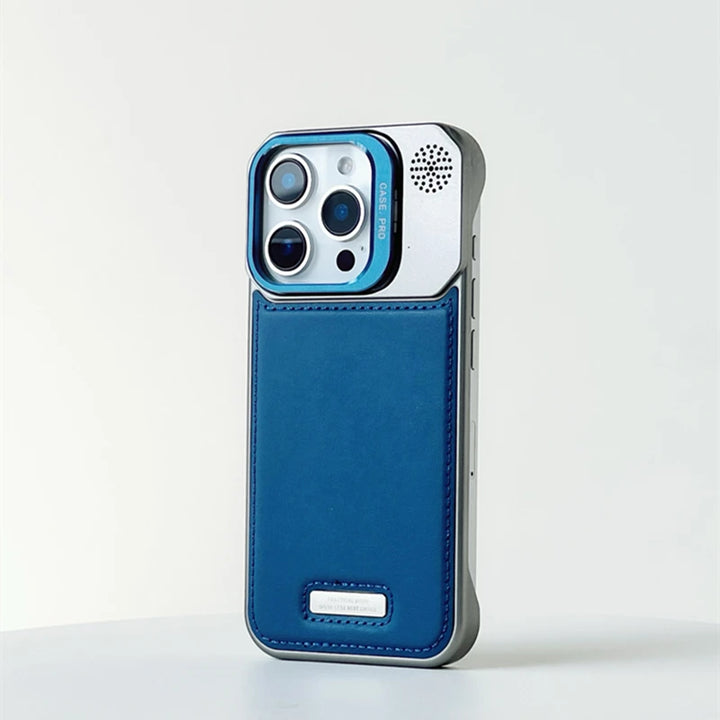 Magnetic PU Leather Phone Case with Kickstand and Wireless Charging for iPhone 11-16 Pro Max