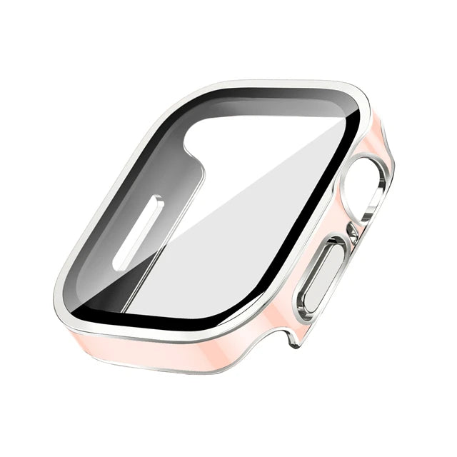 Apple Watch Screen Protector Case - Full Coverage Glass & Bumper