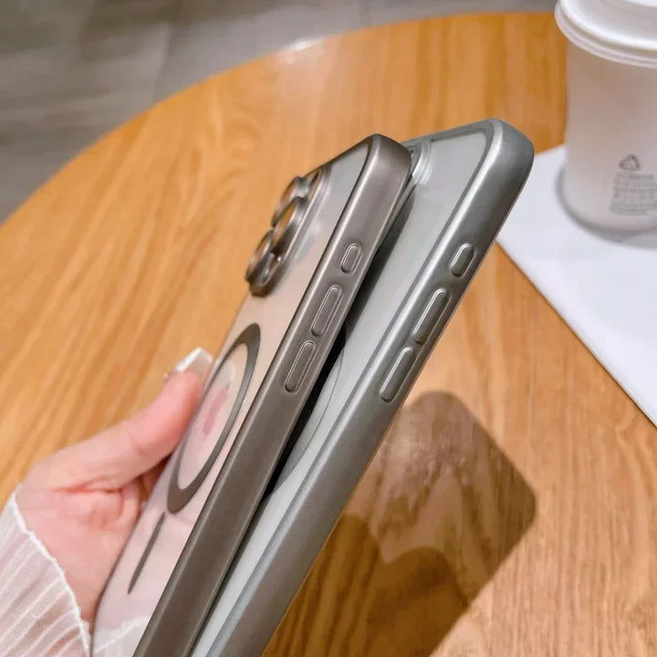 MagSafe Frosted Matte Magnetic Bumper Case for iPhone 11 12 13 14 15 16 Pro Max