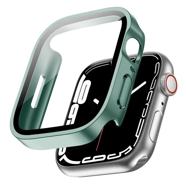 Apple Watch Screen Protector Case - Full Coverage Glass & Bumper