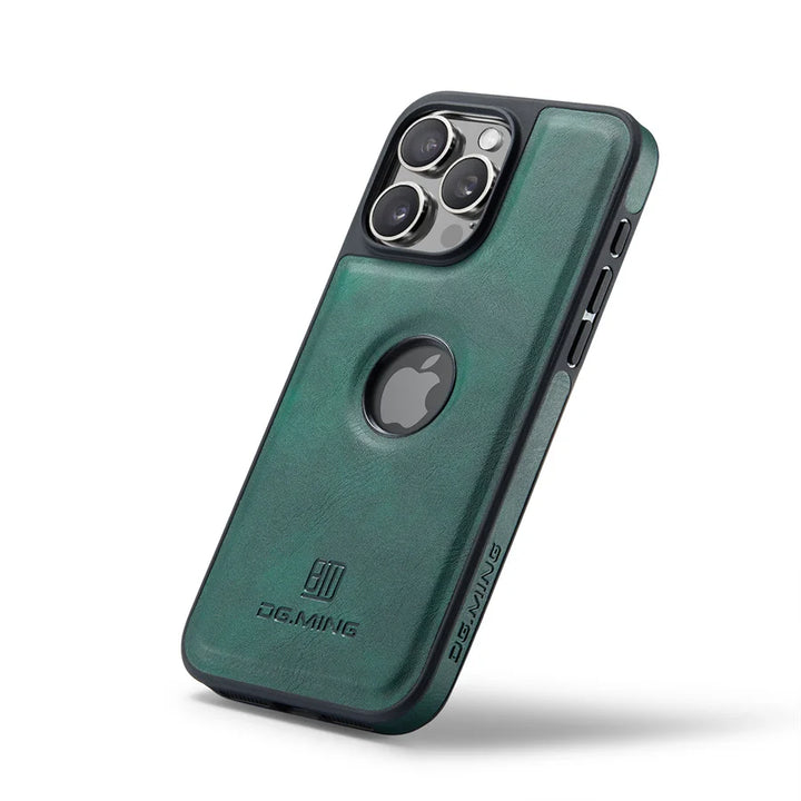 Luxury Magnetic Leather Case for iPhone 11/12/13/14/15/16 Pro Max with Magsafe and Wireless Charging Compatibility