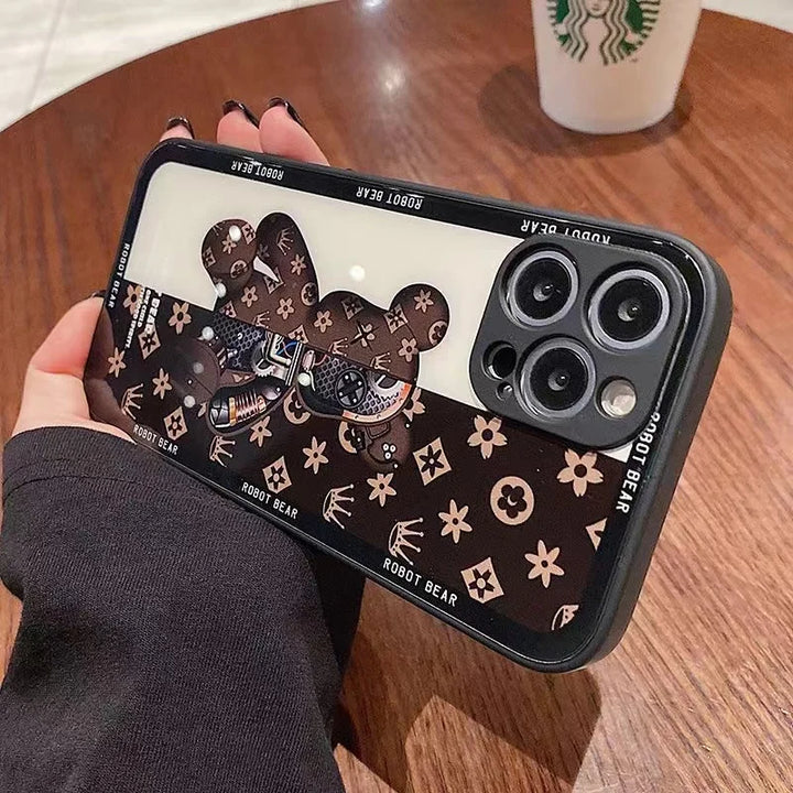 Luxury Phone Case Animal print phone case for iPhone, featuring geometric and pictorial designs, full coverage, and anti-scratch protection.