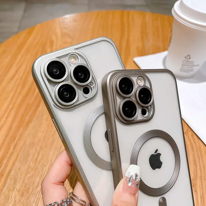 MagSafe Frosted Matte Magnetic Bumper Case for iPhone 11 12 13 14 15 16 Pro Max
