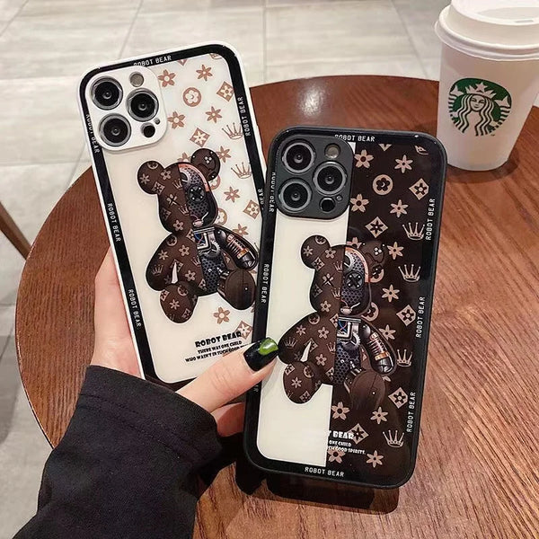 Luxury Phone Case Animal print phone case for iPhone, featuring geometric and pictorial designs, full coverage, and anti-scratch protection.