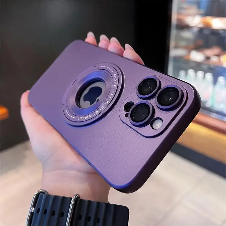 Magnetic Fold Bracket Case for iPhone 11/12/13/14/15/16 Pro Max